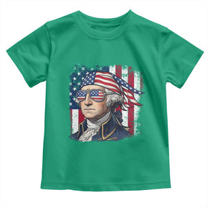 George Washington Patriotic Toddler T Shirt USA 250th Anniversary TS12 Irish Green Print Your Wear