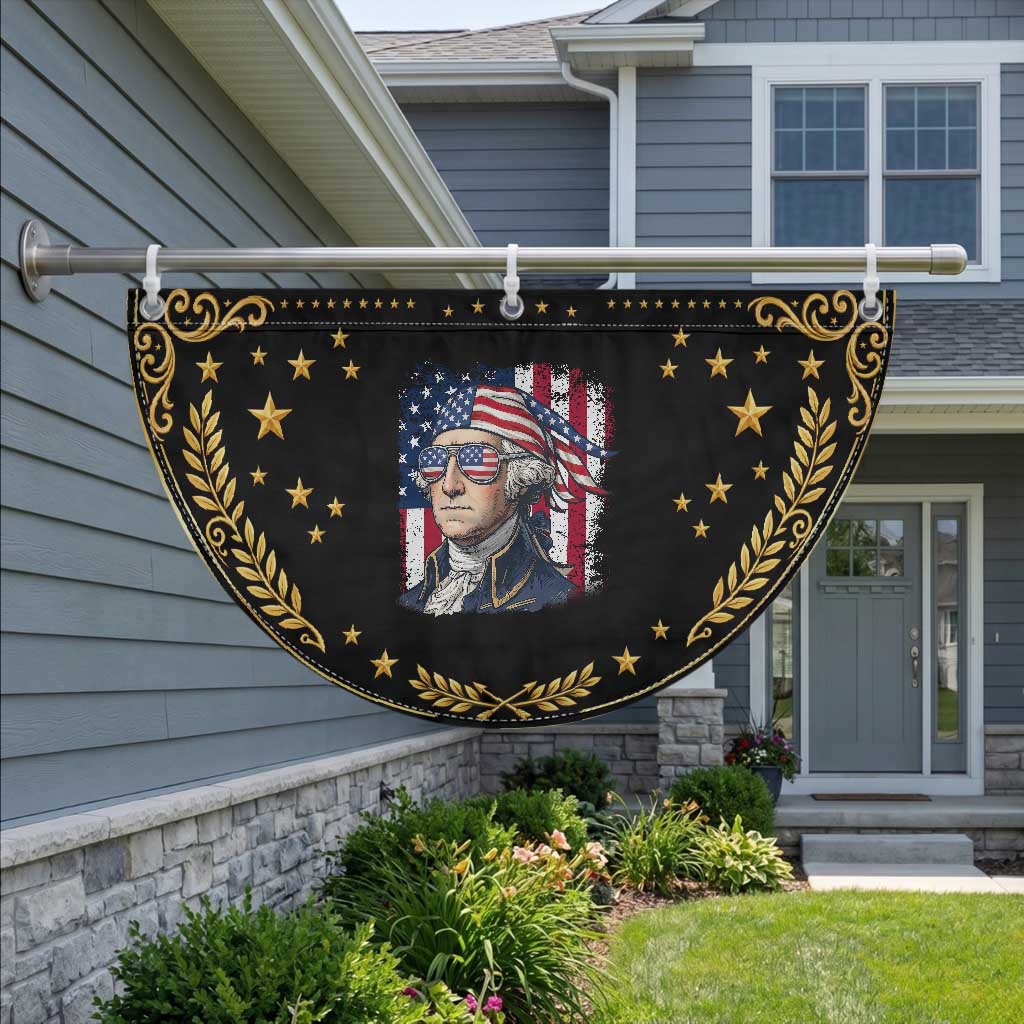 George Washington Patriotic Fan Flag USA 250th Anniversary
