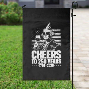 Funny George Washington Cheers To 250 Years Garden Flag TS12 Print Your Wear