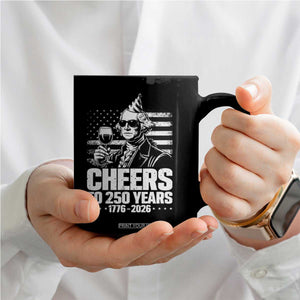 Funny George Washington Cheers To 250 Years Coffee Mug TS12 Print Your Wear