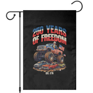 Funny George Washington Monster Truck Garden Flag America 250th Anniversary TS12 Black Print Your Wear