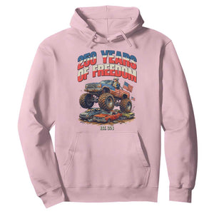 Funny George Washington Monster Truck Hoodie America 250th Anniversary TS12 Light Pink Print Your Wear