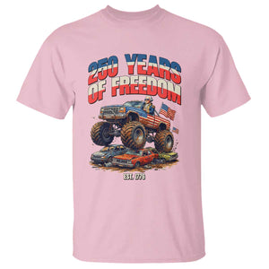Funny George Washington Monster Truck T Shirt America 250th Anniversary TS12 Light Pink Print Your Wear