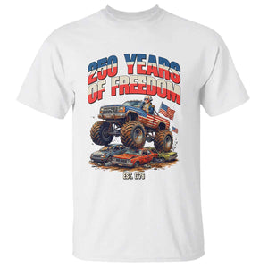 Funny George Washington Monster Truck T Shirt America 250th Anniversary TS12 White Print Your Wear