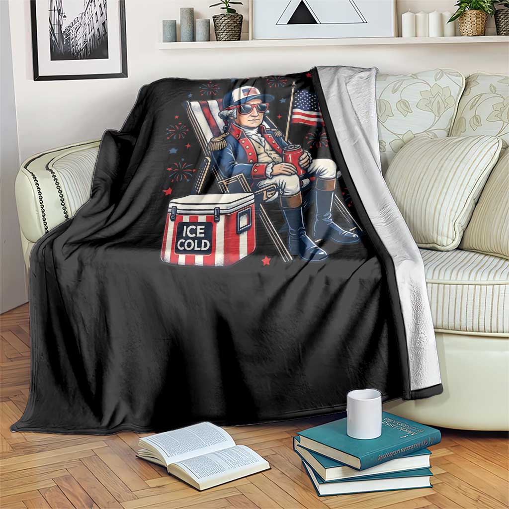 Proud American George Washington Patriotic Throw Blanket TS12 Print Your Wear