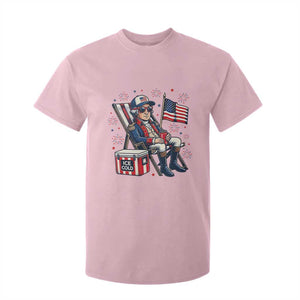 Proud American George Washington Patriotic T Shirt For Kid TS12 Light Pink Print Your Wear