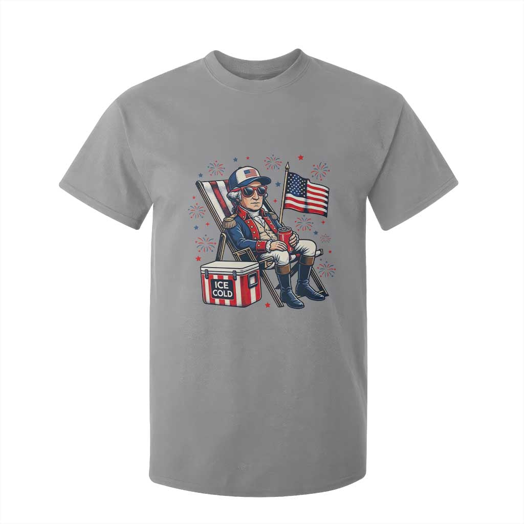 Proud American George Washington Patriotic T Shirt For Kid TS12 Sport Gray Print Your Wear