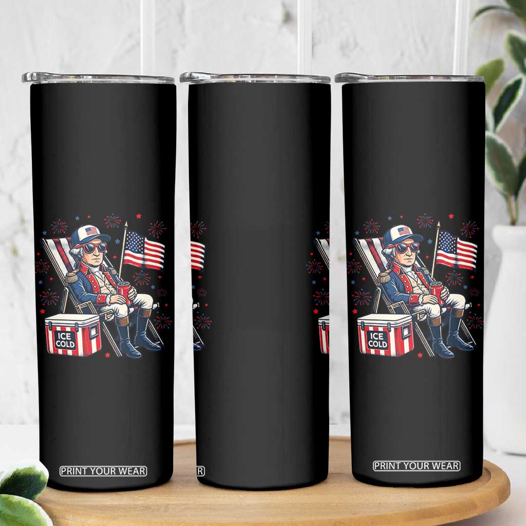 Proud American George Washington Patriotic Skinny Tumbler TS12 Print Your Wear