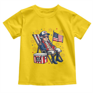 Proud American George Washington Patriotic Toddler T Shirt TS12 Daisy Print Your Wear