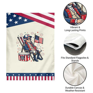 Proud American George Washington Patriotic Garden Flag TS12 Print Your Wear