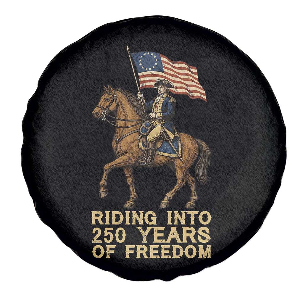 George Washington Spare Tire Cover Riding Into 250 Years Of Freedom TS12 Print Your Wear