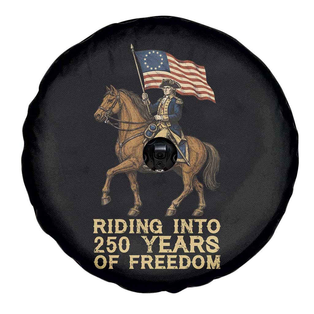 George Washington Spare Tire Cover Riding Into 250 Years Of Freedom TS12 Print Your Wear