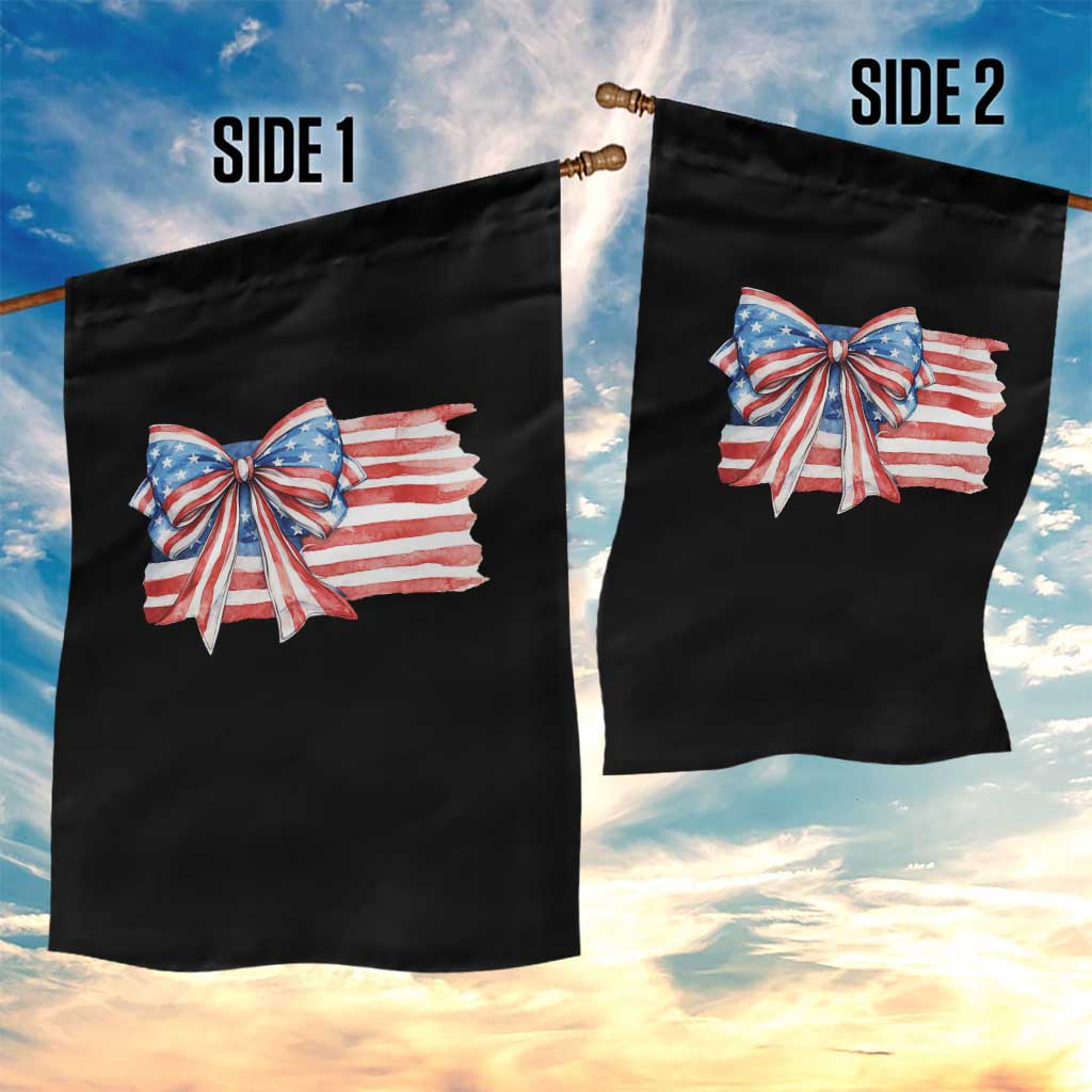 Patriotic American Flag Bow Garden Flag Gift For Women TS12 Print Your Wear