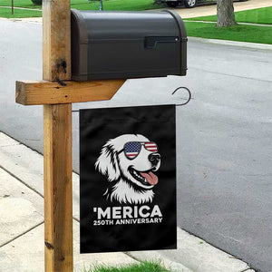 Merica Golden Retriever Lover Garden Flag 250th Anniversary Gift TS12 Print Your Wear