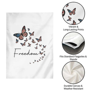Butterfly Of Freedom American Pride Garden Flag TS12 Print Your Wear
