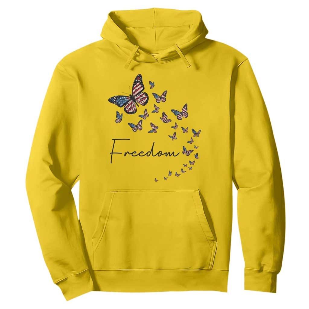 Butterfly Of Freedom American Pride Hoodie TS12 Daisy Print Your Wear