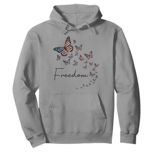Butterfly Of Freedom American Pride Hoodie TS12 Sport Gray Print Your Wear