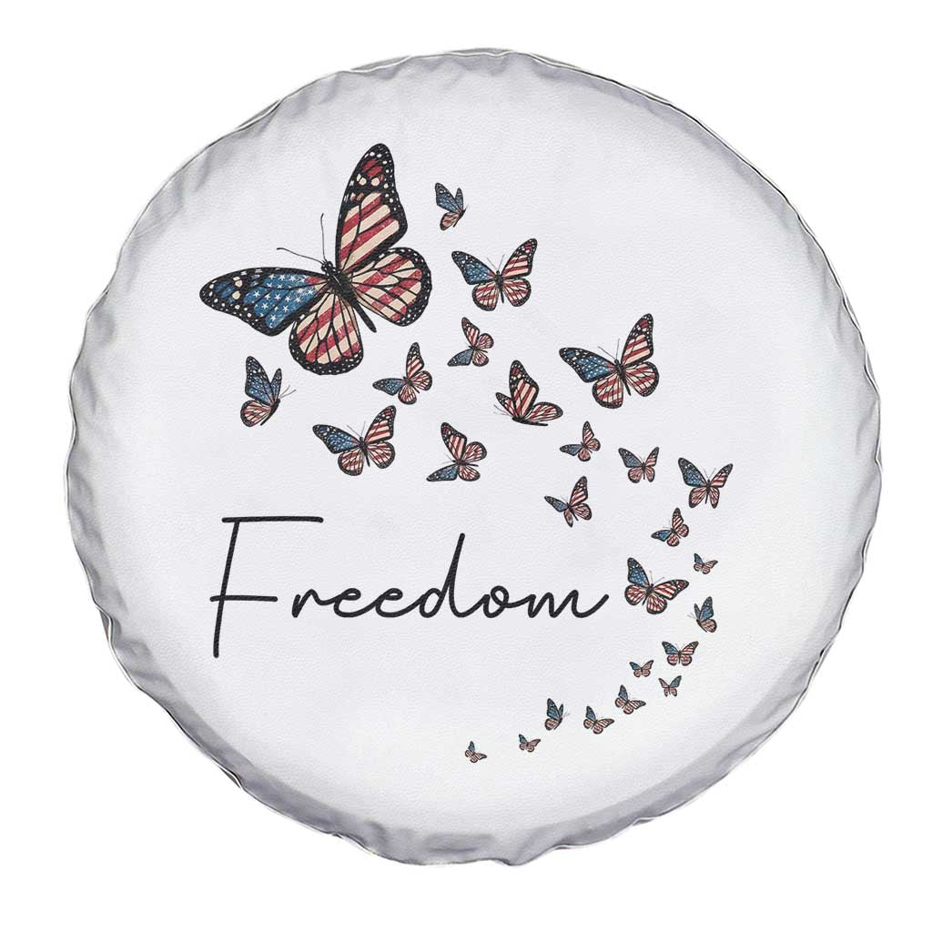 Butterfly Of Freedom American Pride Spare Tire Cover TS12 Print Your Wear