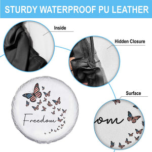 Butterfly Of Freedom American Pride Spare Tire Cover TS12 Print Your Wear