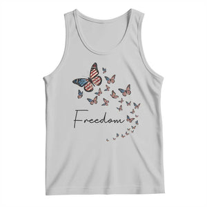 Butterfly Of Freedom American Pride Tank Top TS12 Ash Print Your Wear