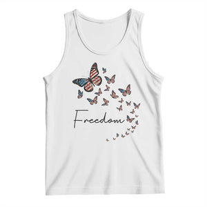 Butterfly Of Freedom American Pride Tank Top TS12 White Print Your Wear
