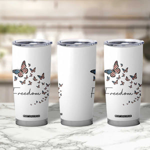 Butterfly Of Freedom American Pride Tumbler Cup TS12 Print Your Wear