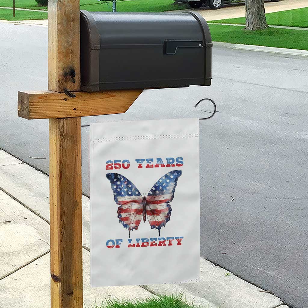 Patriotic Butterfly Garden Flag 250 Years Of Liberty TS12 Print Your Wear