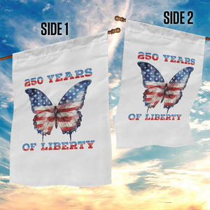 Patriotic Butterfly Garden Flag 250 Years Of Liberty TS12 Print Your Wear