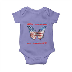 Patriotic Butterfly Baby Onesie 250 Years Of Liberty TS12 Violet Print Your Wear