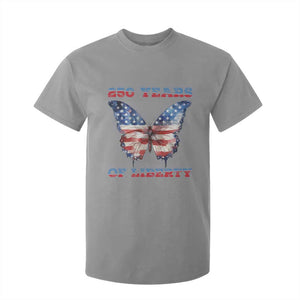 Patriotic Butterfly T Shirt For Kid 250 Years Of Liberty TS12 Sport Gray Print Your Wear