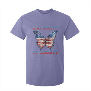 Patriotic Butterfly T Shirt For Kid 250 Years Of Liberty TS12 Violet Print Your Wear