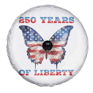 Patriotic Butterfly Spare Tire Cover 250 Years Of Liberty TS12 Print Your Wear