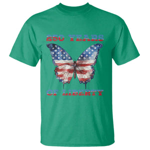 Patriotic Butterfly T Shirt 250 Years Of Liberty TS12 Irish Green Print Your Wear