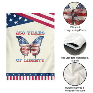 Patriotic Butterfly Garden Flag 250 Years Of Liberty TS12 Print Your Wear