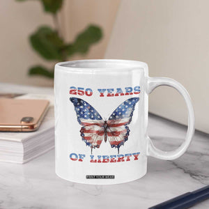 Patriotic Butterfly Coffee Mug 250 Years Of Liberty TS12 Print Your Wear