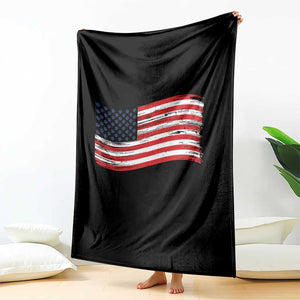 Vintage Patriotic American Flag Dog And Cat Paw Throw Blanket Gift For Pet Lover TS12 Print Your Wear