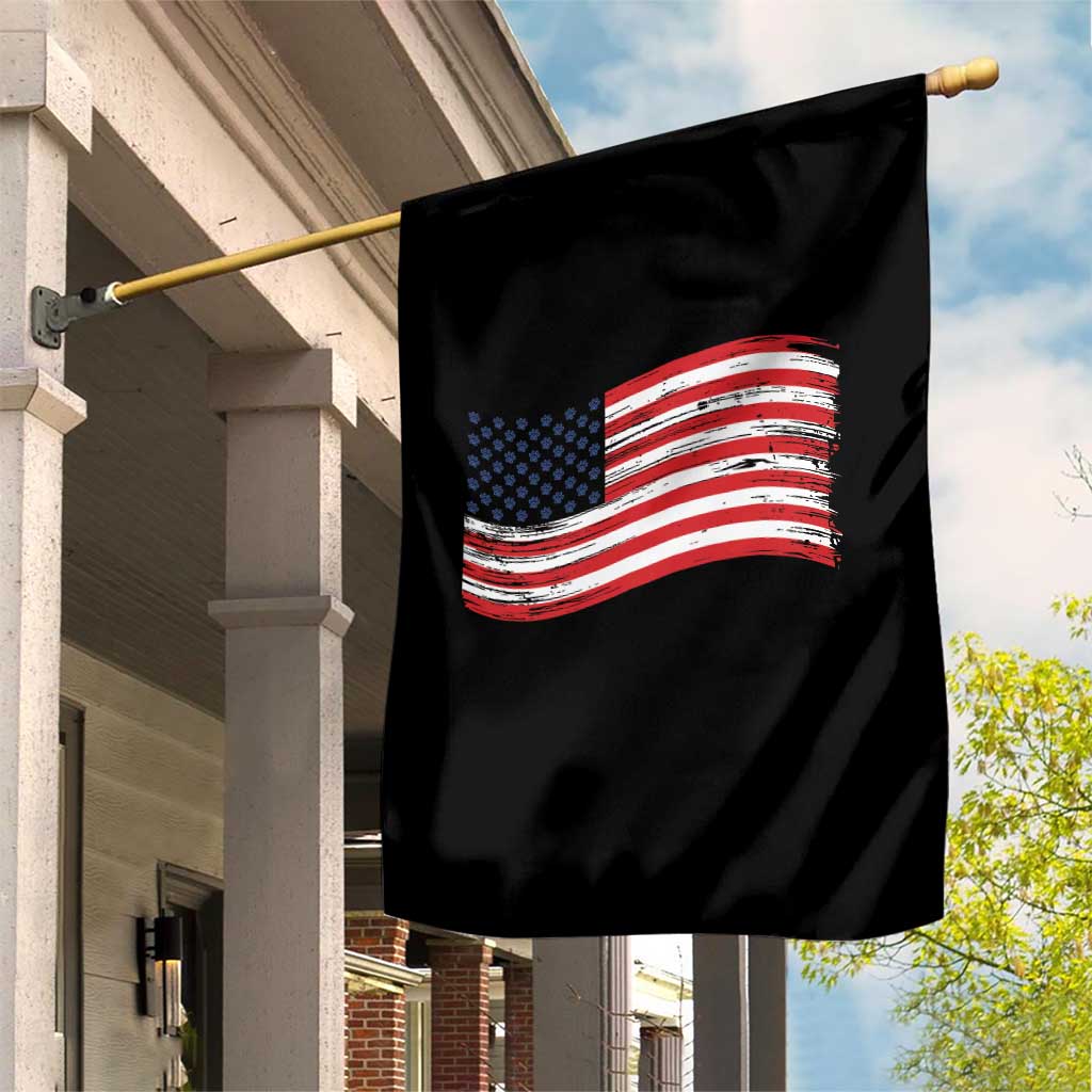 Vintage Patriotic American Flag Dog And Cat Paw Garden Flag Gift For Pet Lover TS12 Print Your Wear