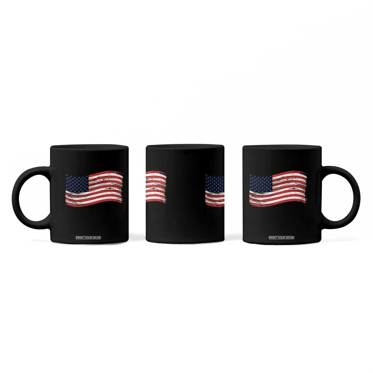 Vintage Patriotic American Flag Dog And Cat Paw Coffee Mug Gift For Pet Lover TS12 Print Your Wear