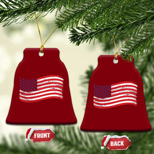 Vintage Patriotic American Flag Dog And Cat Paw Ceramic Ornament Gift For Pet Lover TS12 Print Your Wear