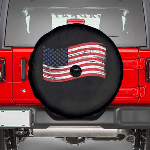 Vintage Patriotic American Flag Dog And Cat Paw Spare Tire Cover Gift For Pet Lover TS12 Black Print Your Wear