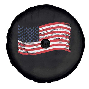 Vintage Patriotic American Flag Dog And Cat Paw Spare Tire Cover Gift For Pet Lover TS12 Print Your Wear