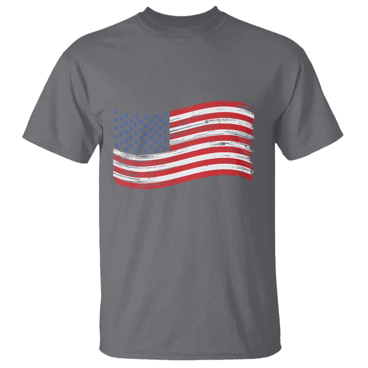 Vintage Patriotic American Flag Dog And Cat Paw T Shirt Gift For Pet Lover TS12 Charcoal Print Your Wear