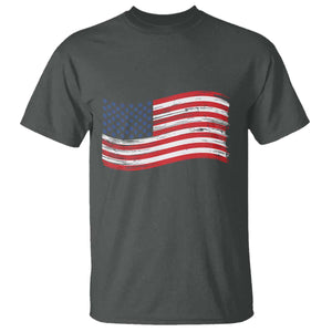 Vintage Patriotic American Flag Dog And Cat Paw T Shirt Gift For Pet Lover TS12 Dark Heather Print Your Wear