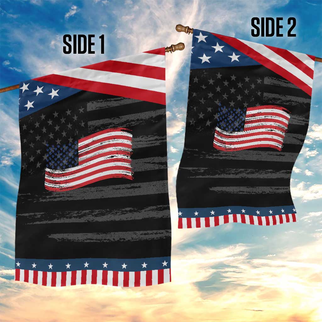 Vintage Patriotic American Flag Dog And Cat Paw Garden Flag Gift For Pet Lover TS12 Print Your Wear
