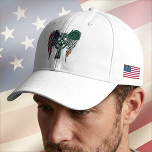 Patriotic Irish American Cross Baseball Cap St Patricks Day Religious Gift TS12 Print Your Wear
