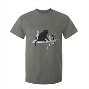 No Kings No Wars No Ice Cat T Shirt For Kid Political Humor Gift TS12 Military Green Print Your Wear