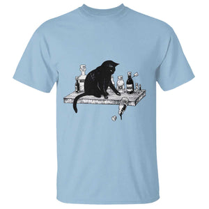 No Kings No Wars No Ice Cat T Shirt - Political Humor Gift Tee TS12 Light Blue Print Your Wear