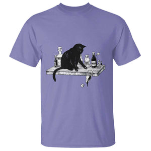 No Kings No Wars No Ice Cat T Shirt - Political Humor Gift Tee TS12 Violet Print Your Wear