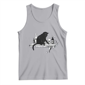 No Kings No Wars No Ice Cat Tank Top Political Humor Gift TS12 Athletic Heather Print Your Wear