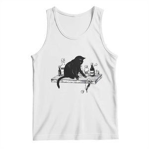 No Kings No Wars No Ice Cat Tank Top Political Humor Gift TS12 White Print Your Wear